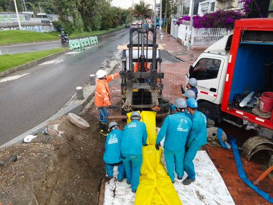 Rehabilitación de tuberías con tecnología UV-CIPP en Bogotá